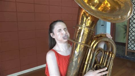 Luci Tries Out The Tuba Mp4 1080p The Inflation Laboratory