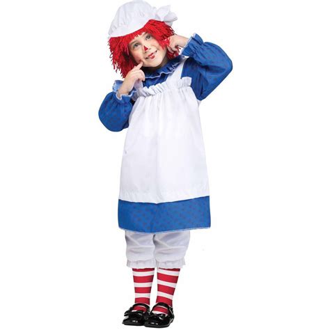 Raggedy Ann And Andy Ann Girls Toddler Halloween Costume