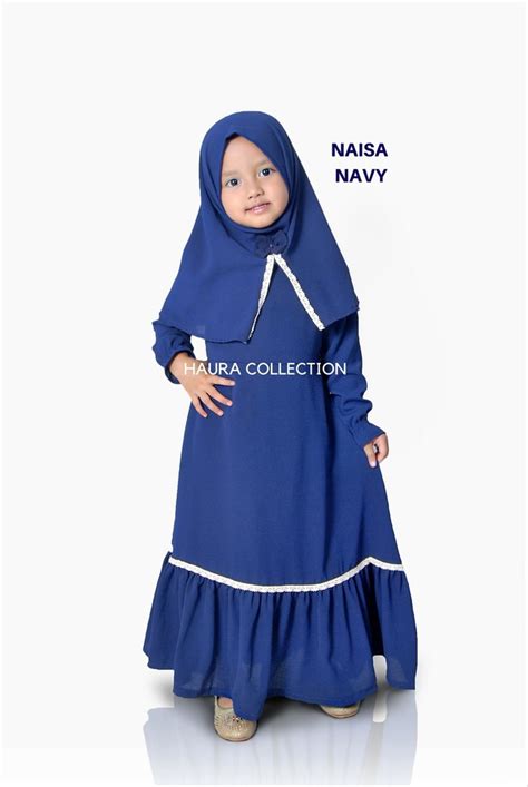 Setelan busana muslim anak rumaisha. Jual Baju muslim gamis anak perempuan warna navy di lapak ...