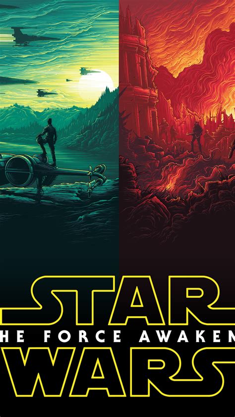 Star Wars The Force Awakens Poster Logo Wallpaper K HD ID
