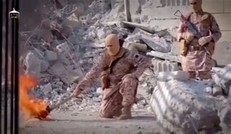 Isis Video Shows Captured Jordanian Pilot Being Burned Alive Haaretz
