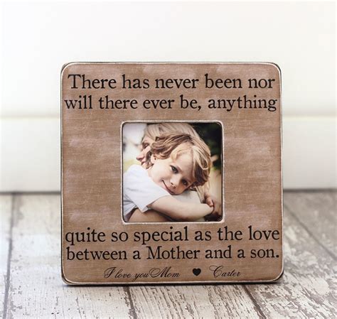 Mom T From Son Mother Son Personalized Picture Frame Mom Of Etsy