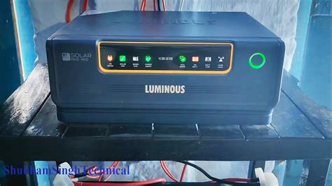 Luminous Solar Hybrid Inverter Nxg 1400 Full Review Connections And Working Solar Hybrid Ups