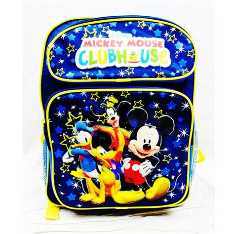 Licensed Medium Backpack Mickey Mouse Clubhouse School Bag