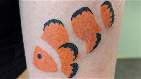 Clownfish Tattooed In Time Lapse Youtube