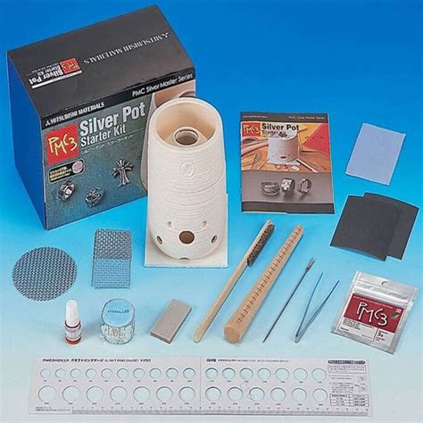 Pmc Precious Metal Clay Silver Master Series Silver Pot Starter Kit With Tools Kiln