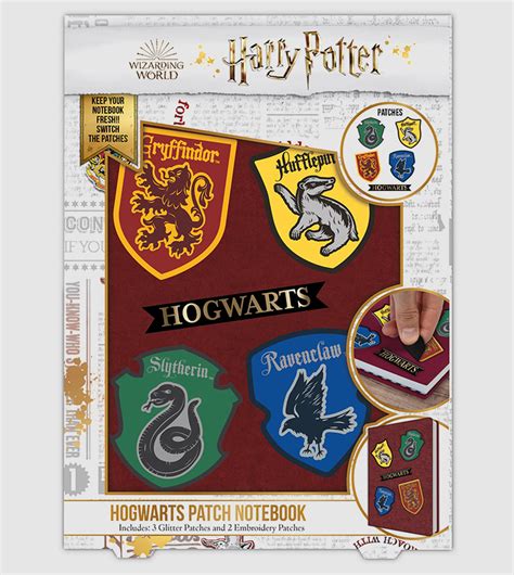 Buy Harry Potter Harry Potter Velcro Notebook With Patches In Multiple