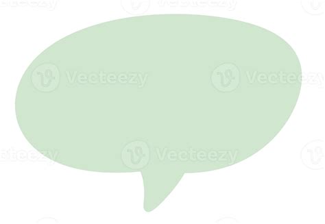 Green Speech Bubble Icon 18801356 Png