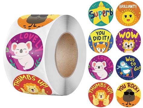 Reward Stickers For Children 25mm Labels Kids Teachers Parents Etsy Uk