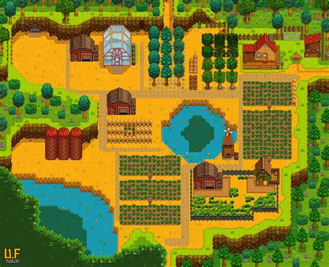 We've got you, and have covered the best designs. Plan for a wilderness farm : FarmsofStardewValley ...