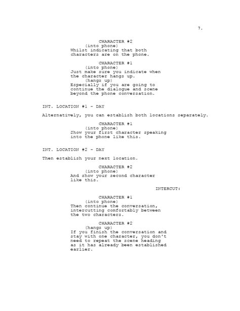 Screenplay Template For Tv Shows Free Download