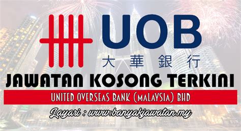 Standard chartered bank malaysia berhad makes no warranties, representations or undertakings about and. Jawatan Kosong di United Overseas Bank (Malaysia) Bhd ...