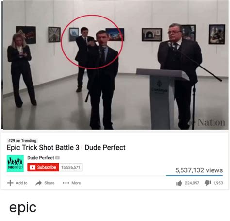 29 On Trending Epic Trick Shot Battle 3 L Dude Perfect Dude Perfect M
