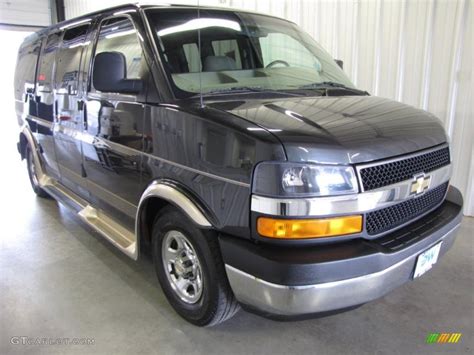 2004 Dark Gray Metallic Chevrolet Express 1500 Passenger Conversion Van