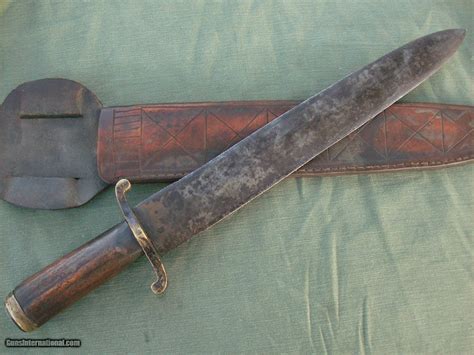 American Made Frontier Bowiefighting Knife 1836 W Scabbard