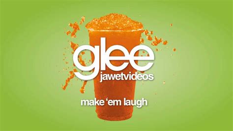 Glee Cast Make Em Laugh Karaoke Version Youtube
