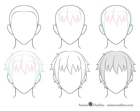 Draw Anime Boy Hair