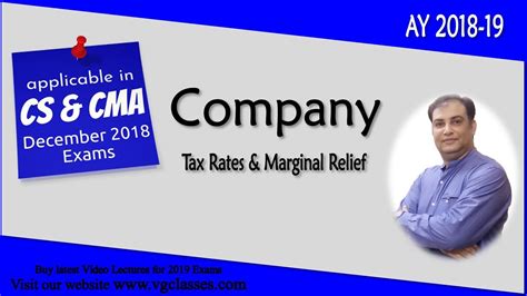 Accounting standards, reference organizations and accounts corporate taxes. CS Executive Tax December 2018 - Company Tax Rates ...