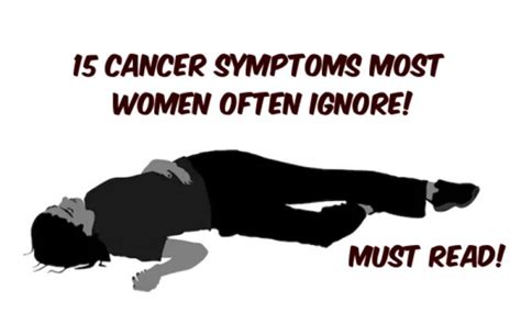 15 Cancer Symptoms In Women You Should Never Ignore
