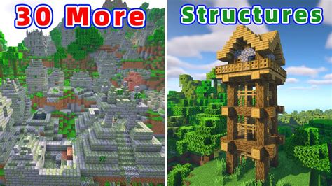 10 Amazing Minecraft Mods 30 Large Structures For 1194 And 1192