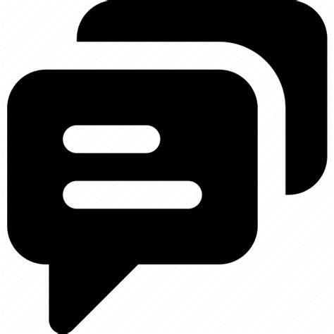 Chat Communication Conversation Dialogue Discussion Icon Download