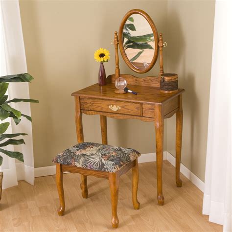 Find the perfect mirror for your room or vanity at star furniture. Nostalgic Oak Bedroom Vanity Set at Hayneedle