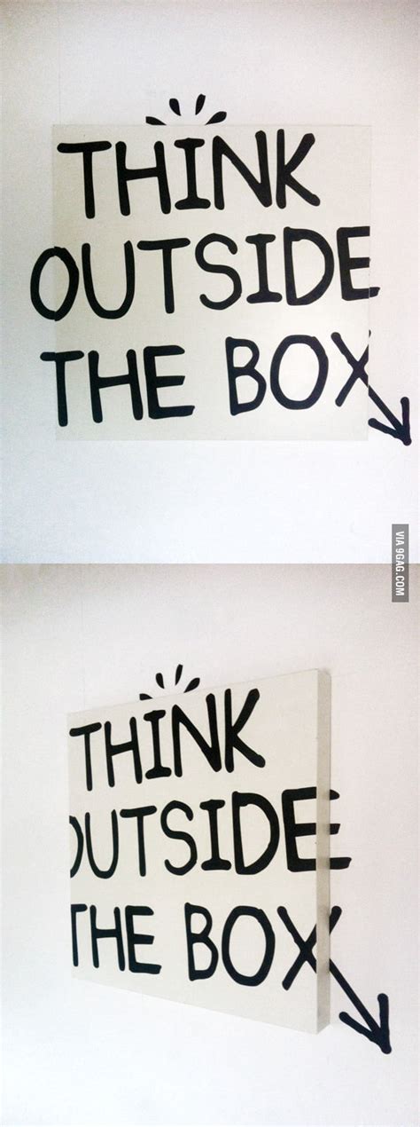 Think Outside The Box 9GAG