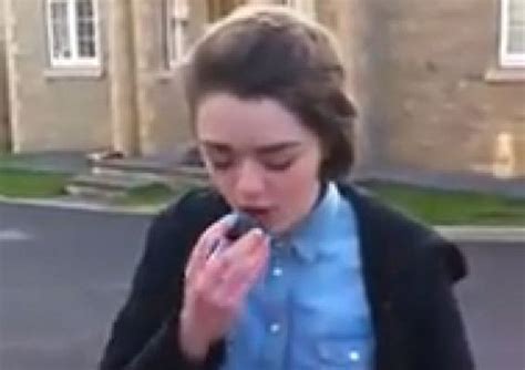Arya From ‘game Of Thrones Takes The Dreaded Cinnamon