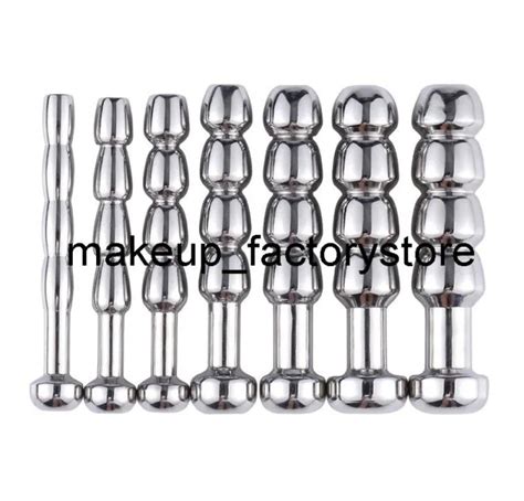 Massage Urethral Dilatation Matel Catheters Anal Beads For Male Sex Toy Butt Plug 567891011mm