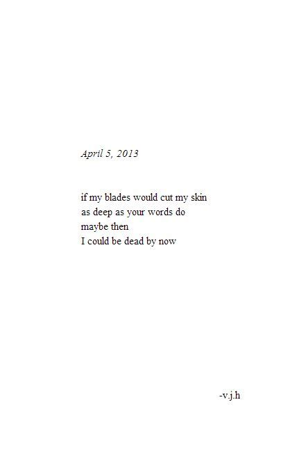 Sad Short Poems