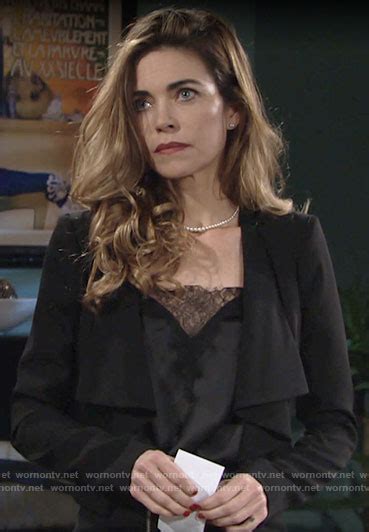 Wornontv Jills Sequin Tie Waist Jacket On The Young And The Restless