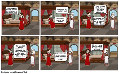 Romeo And Juliet Act Scene Storyboard By Dda
