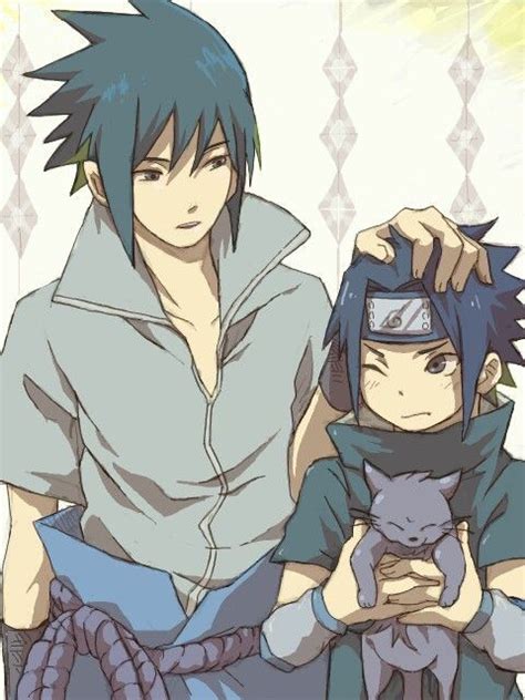 Sasuke E Hijo Personajes De Naruto Shippuden Naruto Anime Personajes De Naruto