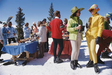 Photographer Slim Aarons Uses The Beautiful Slopes Of Snowmass