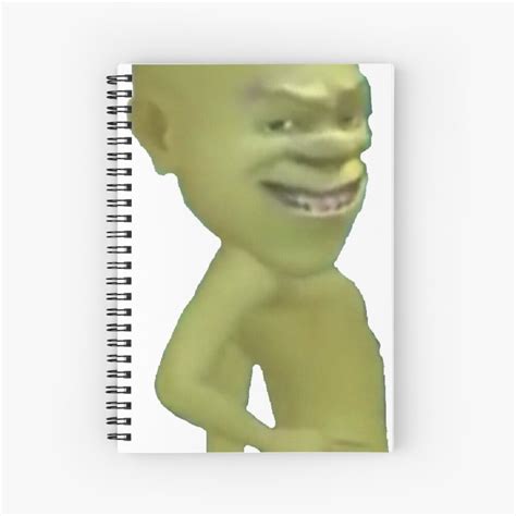 Sexy Shrek Spiral Notebook For Sale By Milliedenton 20 Redbubble