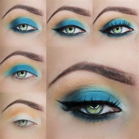 Turquoise Eye Makeup Tutorial Turquoise Eye Makeup Turquoise Makeup