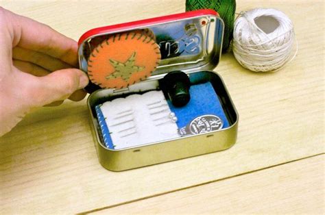 Project Altoids Tin Travel Embroidery Kit Make Travel Embroidery