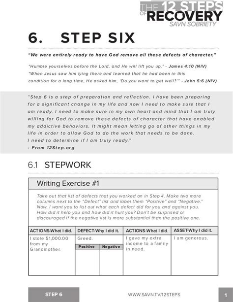 Step 3 Worksheets Alcoholics Anonymous