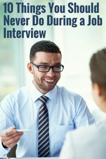 Things You Should Never Do During A Job Interview