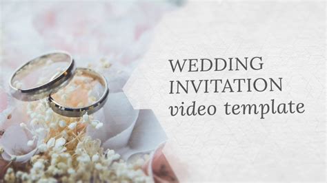 wedding invitation video template editable youtube