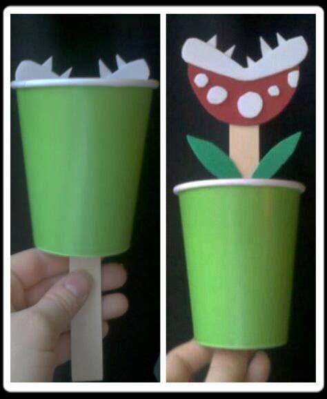 Super Mario Brothers Piranha Plant Toy Craft By