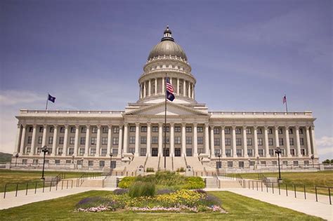 Utah State Capitol Building Utah State Capital Building Usa Salt Lake