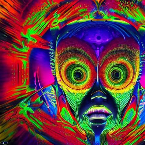 A Surreal Psychedelic Painting Dmt Visuals Psyched Openart