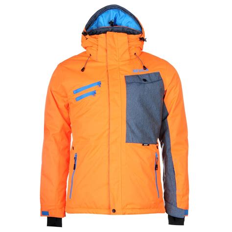 Nevica Mens Loic Ski Jacket Hoodie Long Sleeve Coat Top Snowboard