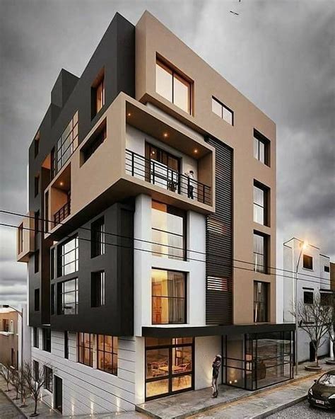 Modern Residential Flat Scheme Exterior By Arsagar Morkhade Vdraw