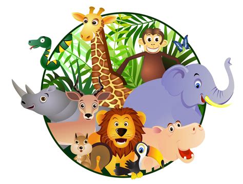 Safari Animals Clipart Png
