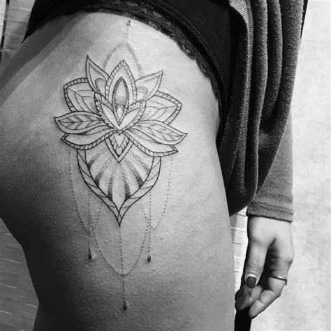 Mandala Tattoo Done On The Hip