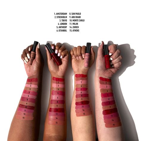 Nyx Soft Matte Lip Cream Swatches