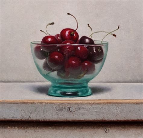 Still Life With Cherries Still Life Stilllife Painting Jos Van Riswick