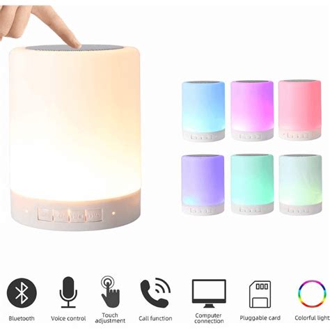 Smart Touch Lamp Portable Speaker The Trendy House